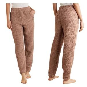 Cozy Brown Sherpa Lounge Pants